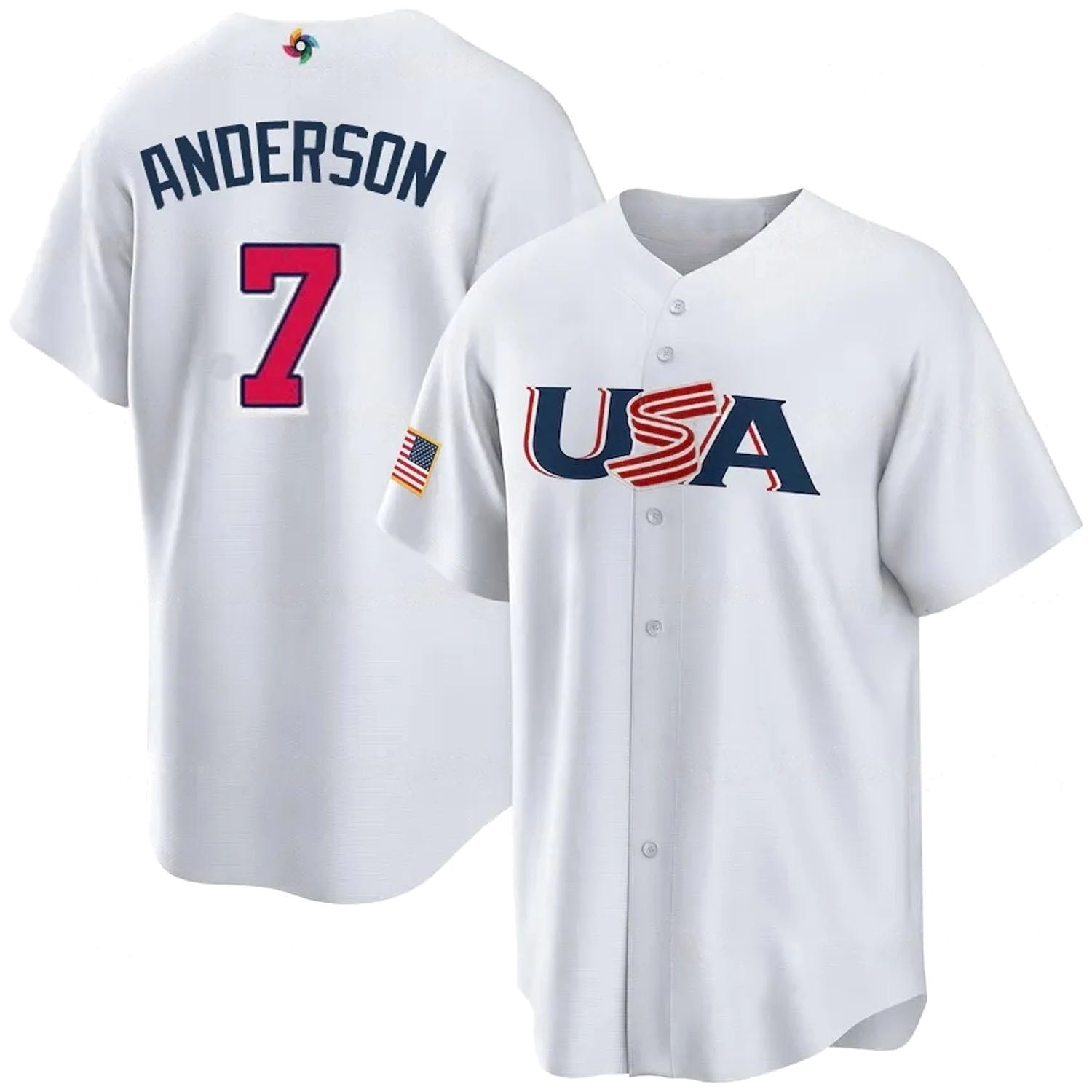 WBC Tim Anderson USA 7 Jersey