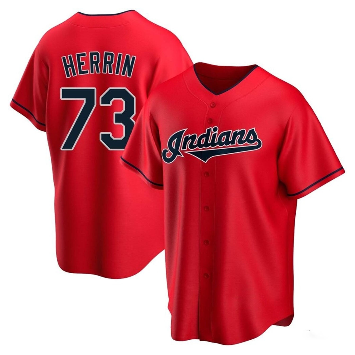 Tim Herrin Cleveland Indians 73 Jersey