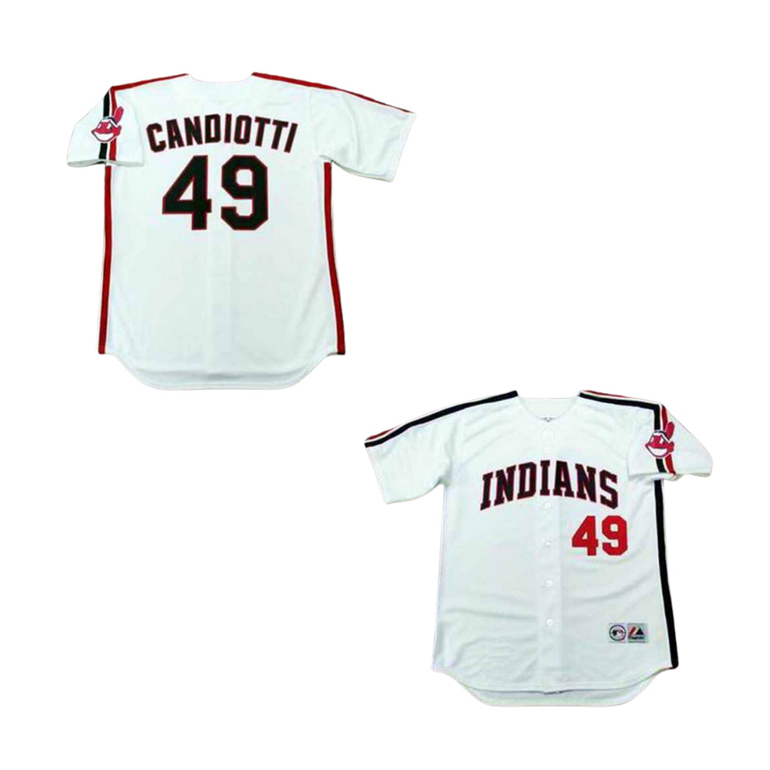 Tom Candiotti Cleveland Indians 49 Jersey