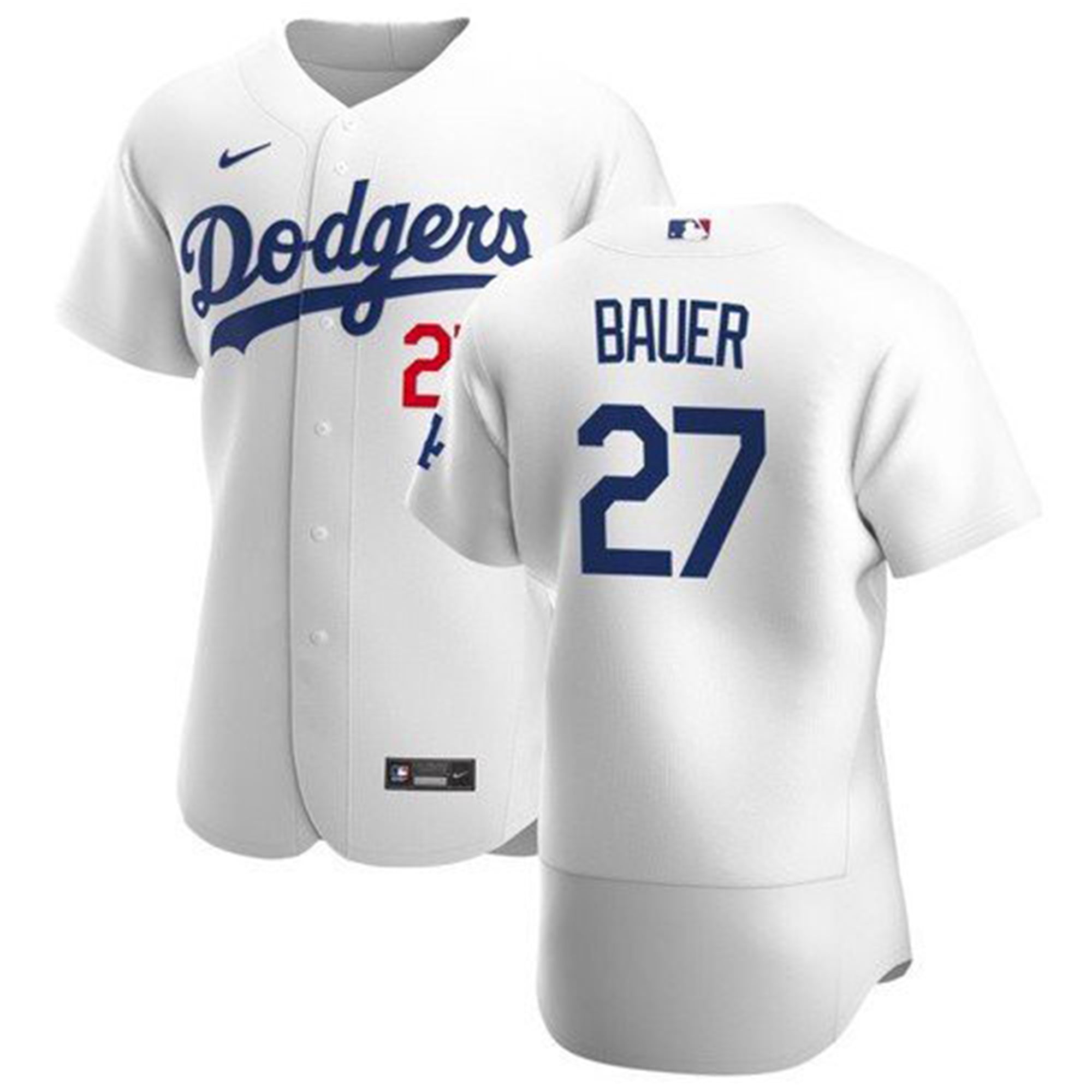 Trevor Bauer Los Angeles 27 Jersey