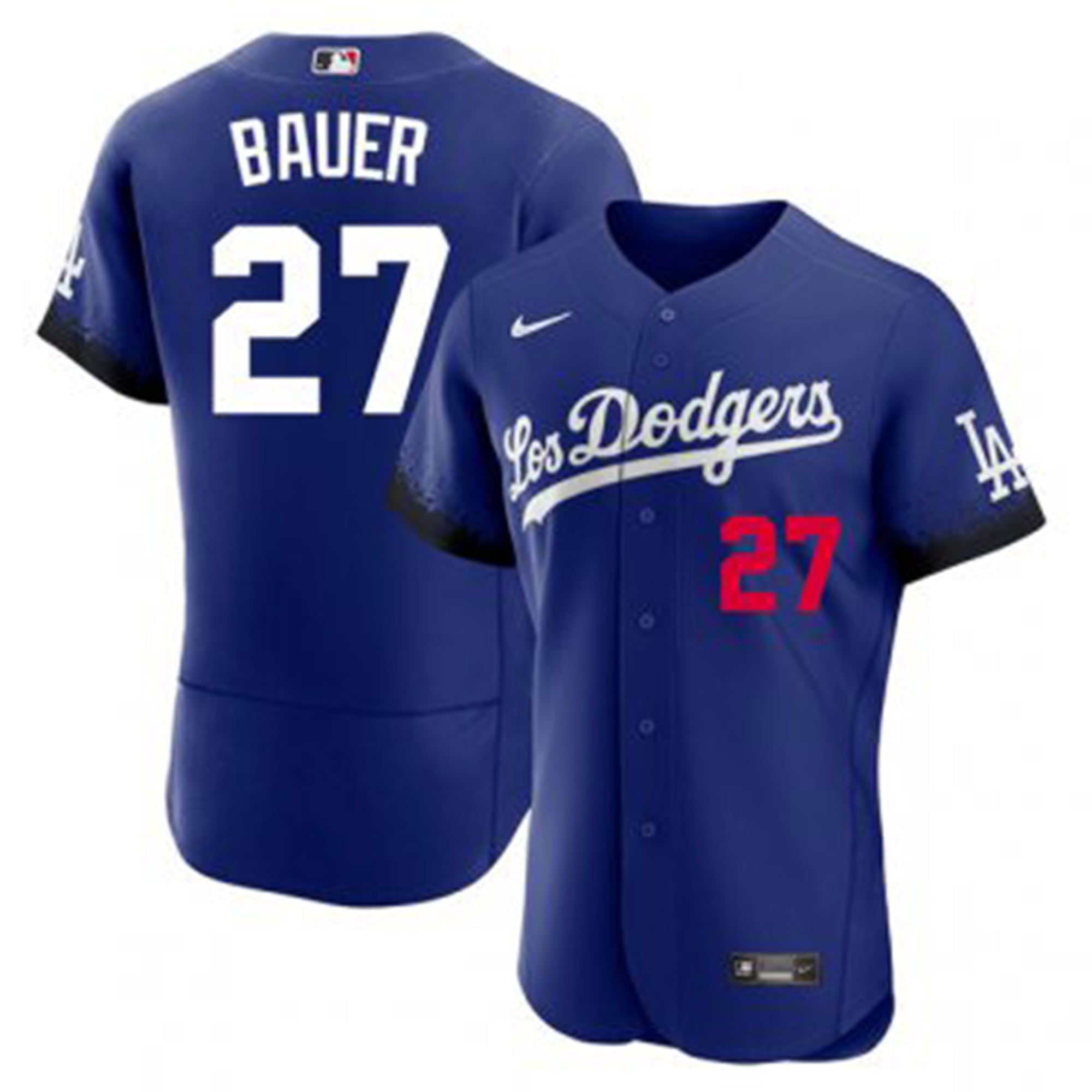 Trevor Bauer Los Angeles 27 Jersey