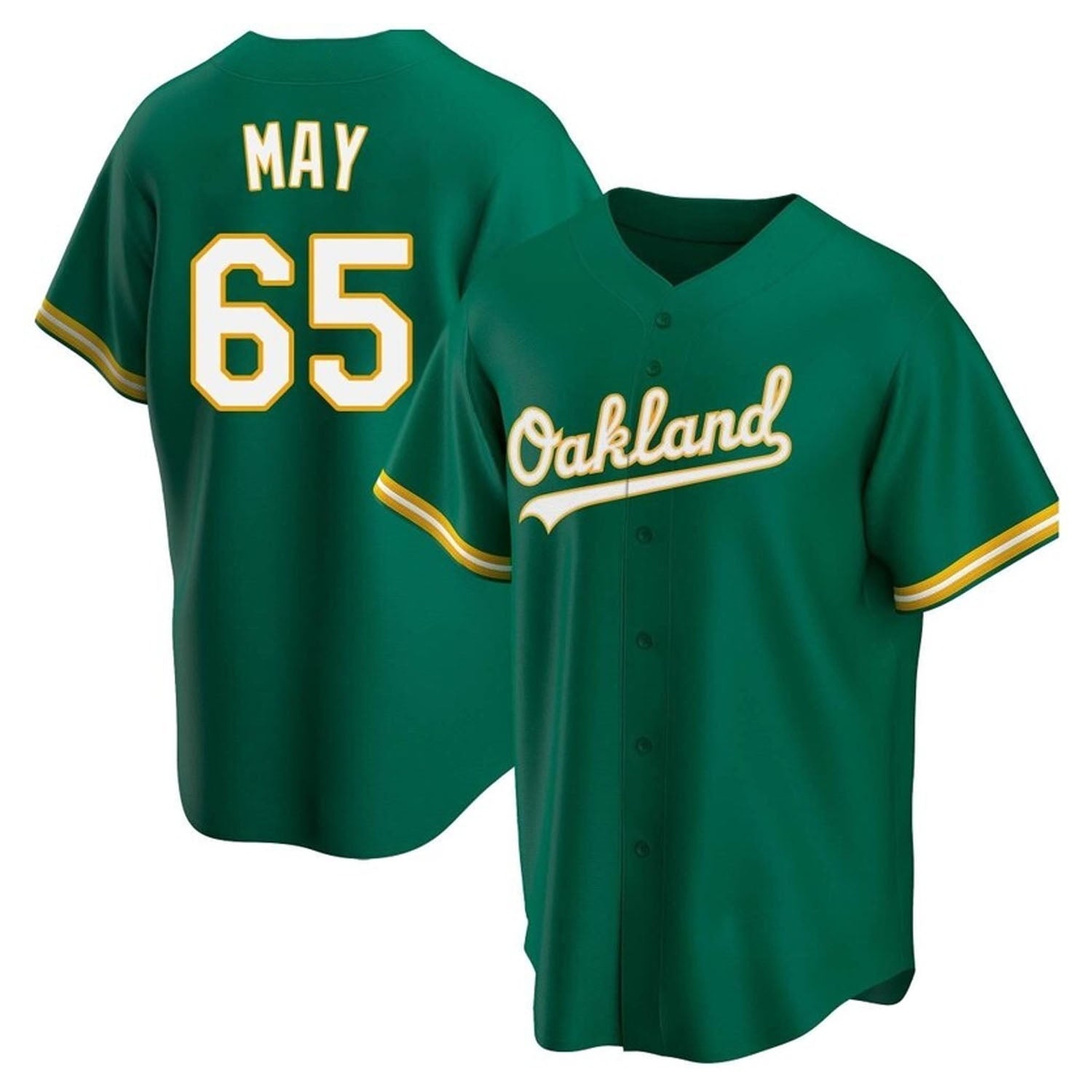 Trevor May Oakland Athletics 65 Jersey