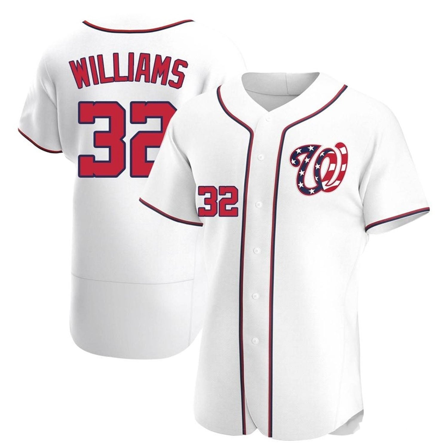 Trevor Williams Washington Nationals 32 Jersey