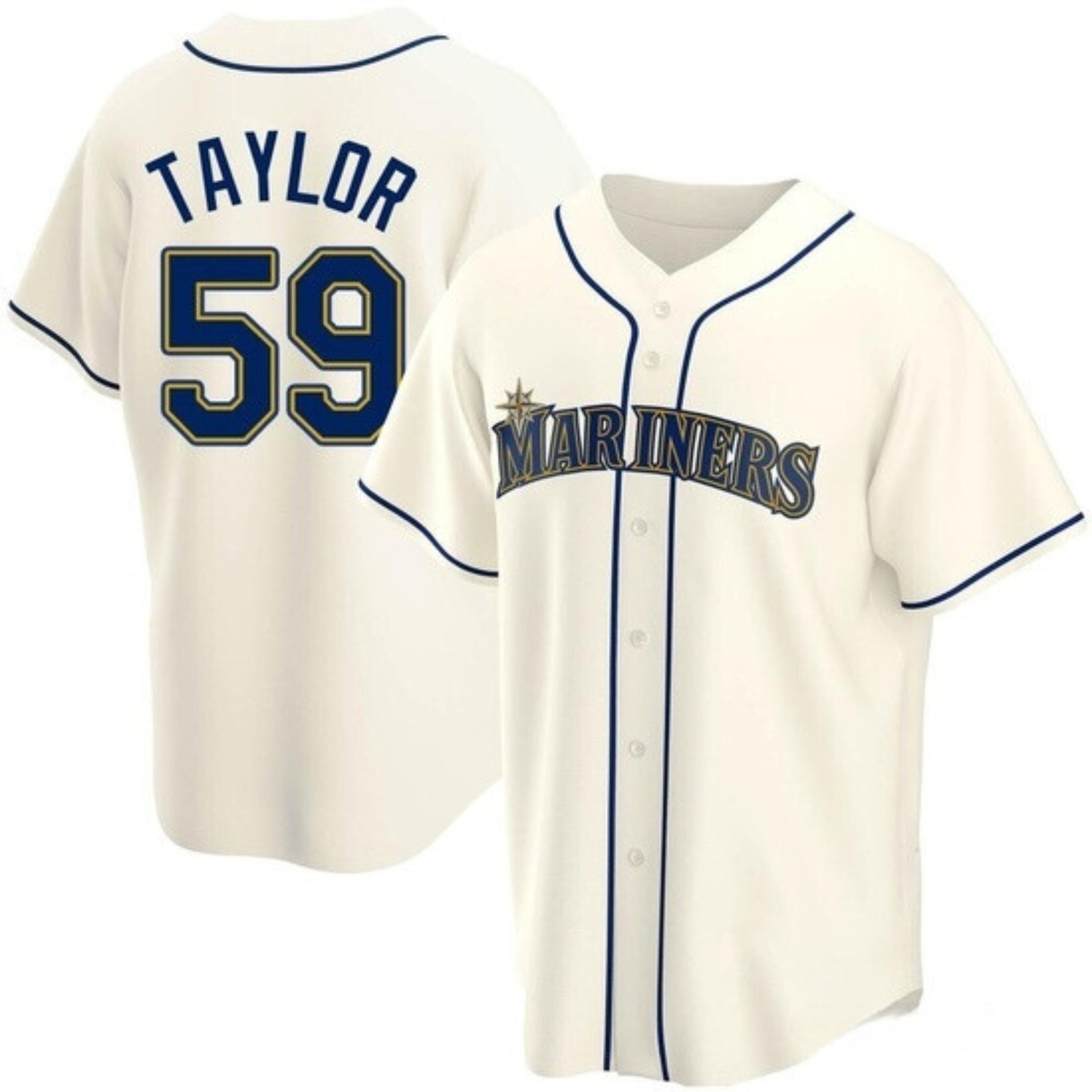 Troy Taylor Seattle Mariners 59 Jersey