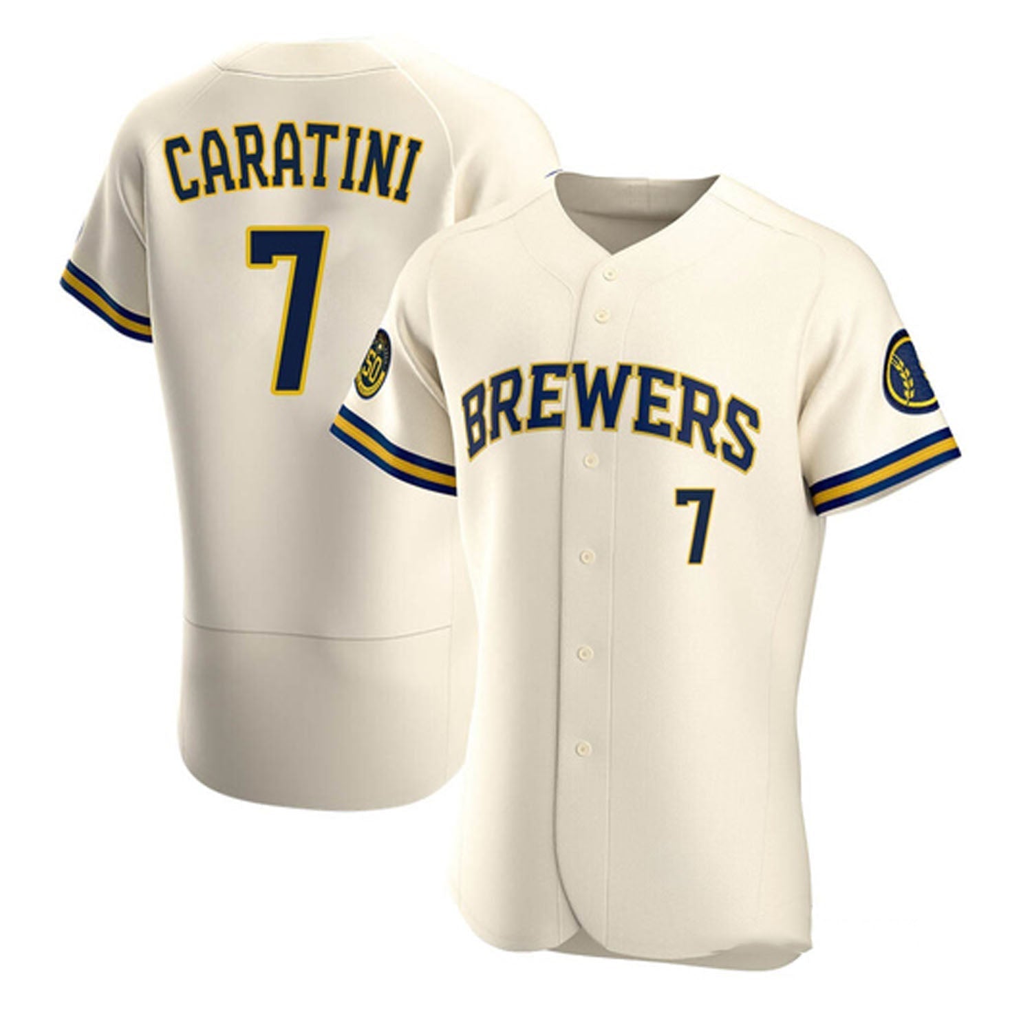 Victor Caratini Milwaukee Brewers 7 Jersey