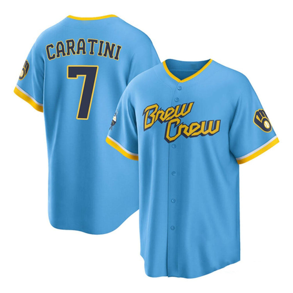 Victor Caratini Milwaukee Brewers 7 Jersey