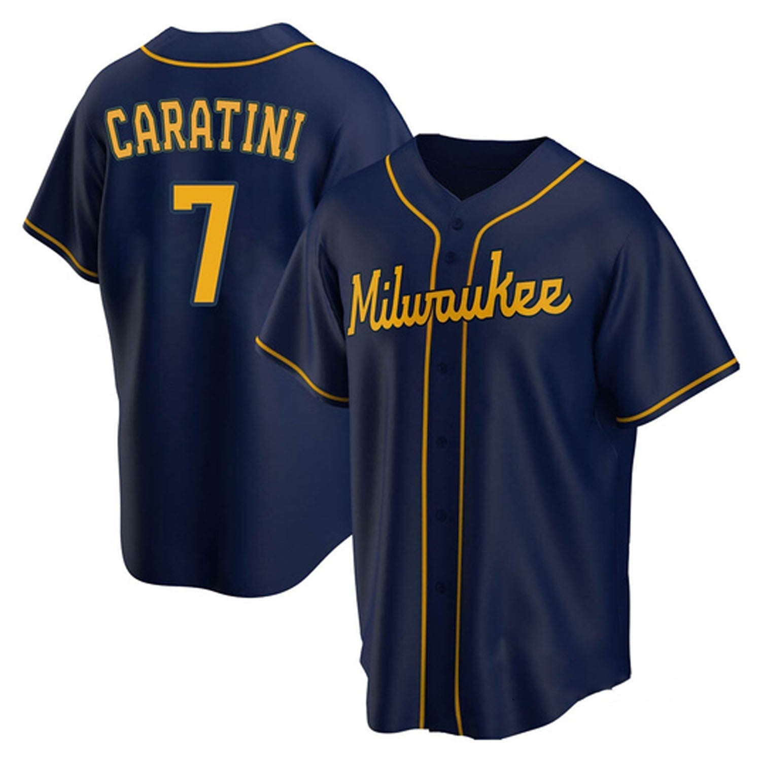 Victor Caratini Milwaukee Brewers 7 Jersey