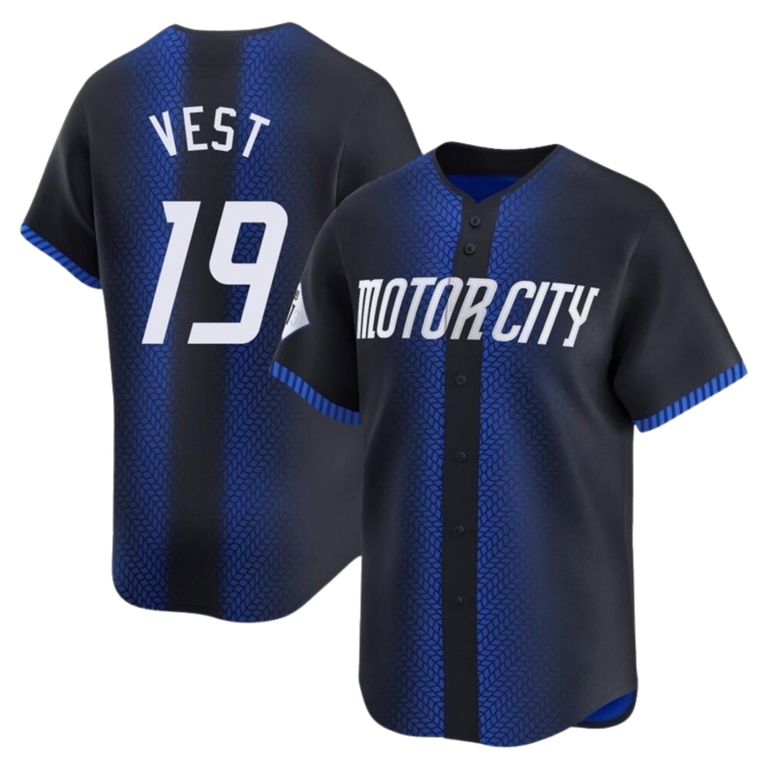 Will Vest  Detroit Tigers 19 Jersey