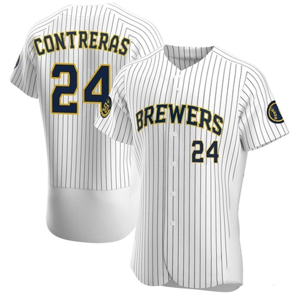 William Contreras Milwaukee Brewers 24 Jersey