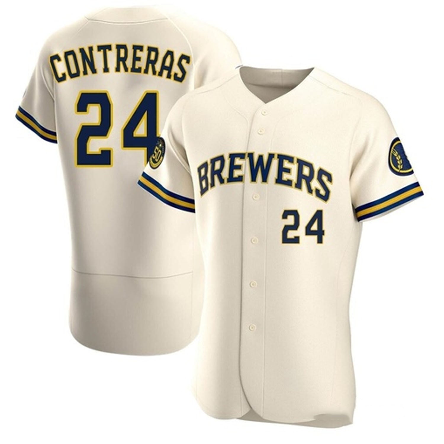William Contreras Milwaukee Brewers 24 Jersey