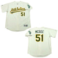 Willie Mcgee Oakland Athletics 51 Jersey