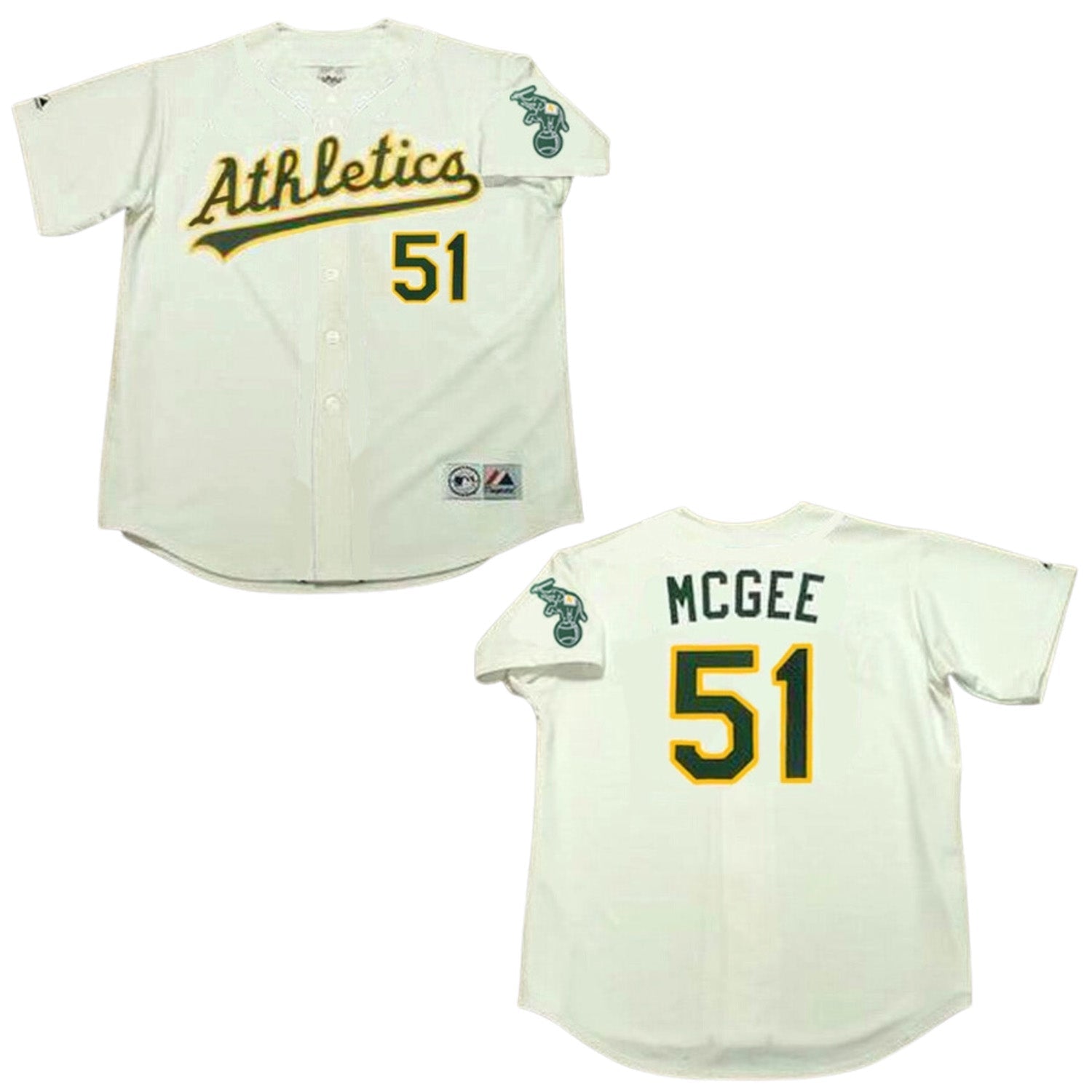 Willie Mcgee Oakland Athletics 51 Jersey