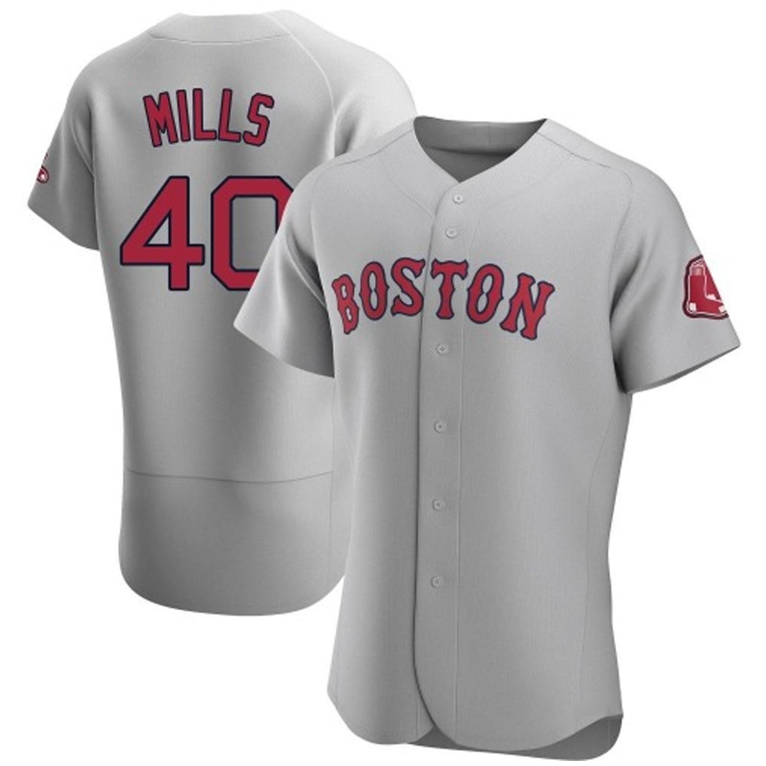 Wyatt Mills Boston Red Sox 40 Jersey