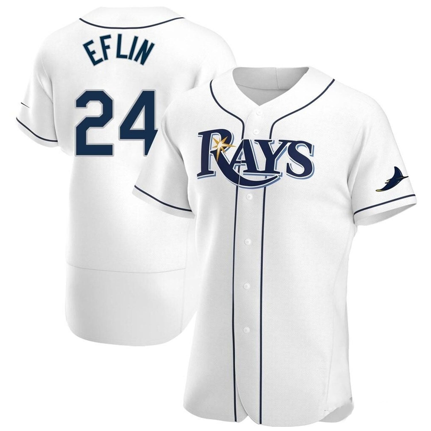 Zach Eflin Tampa Bay Rays 24 Jersey