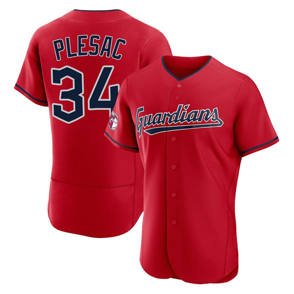 Zach Plesac Cleveland Indians 34 Jersey