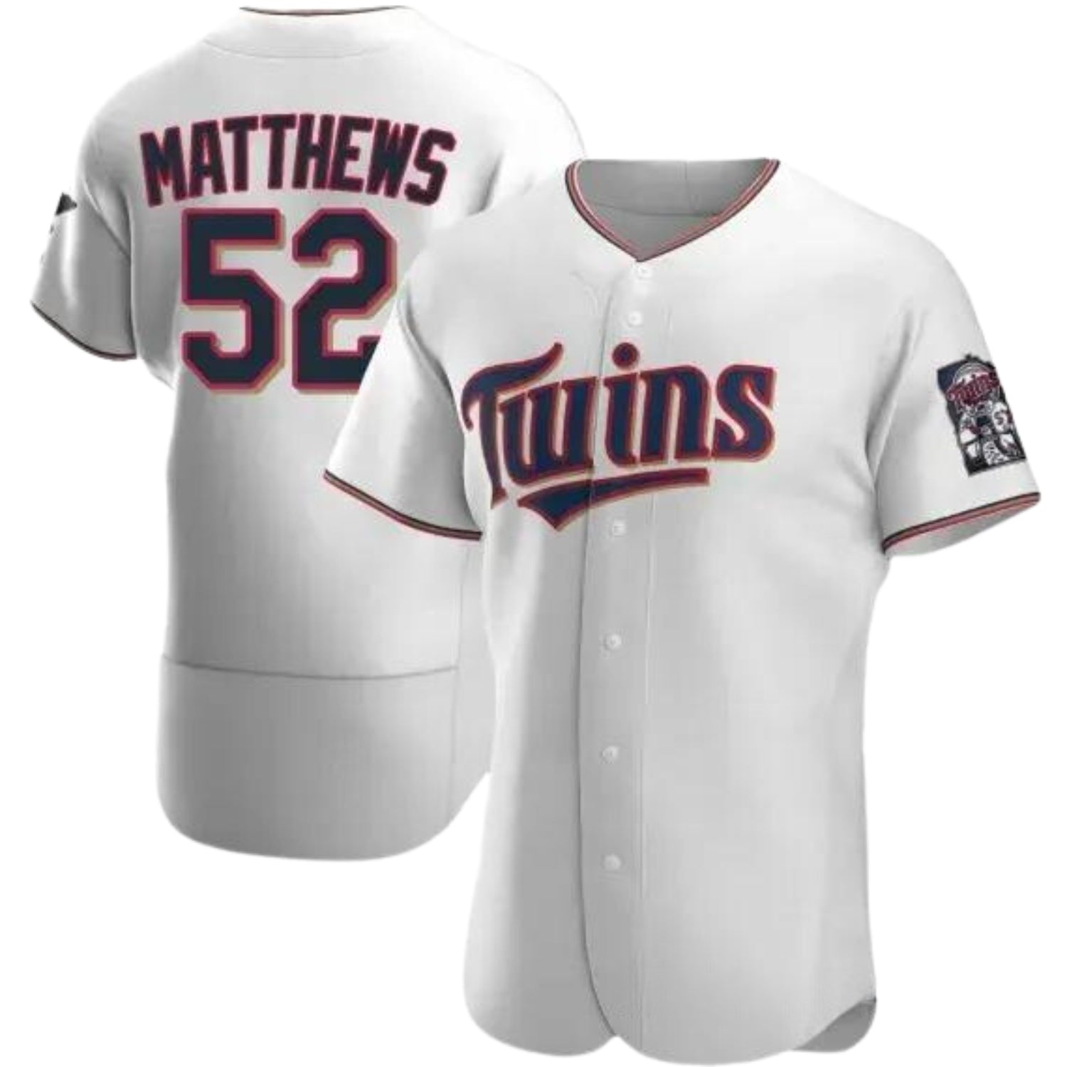 Zebby Matthews Minnesota Twins 52 Jersey