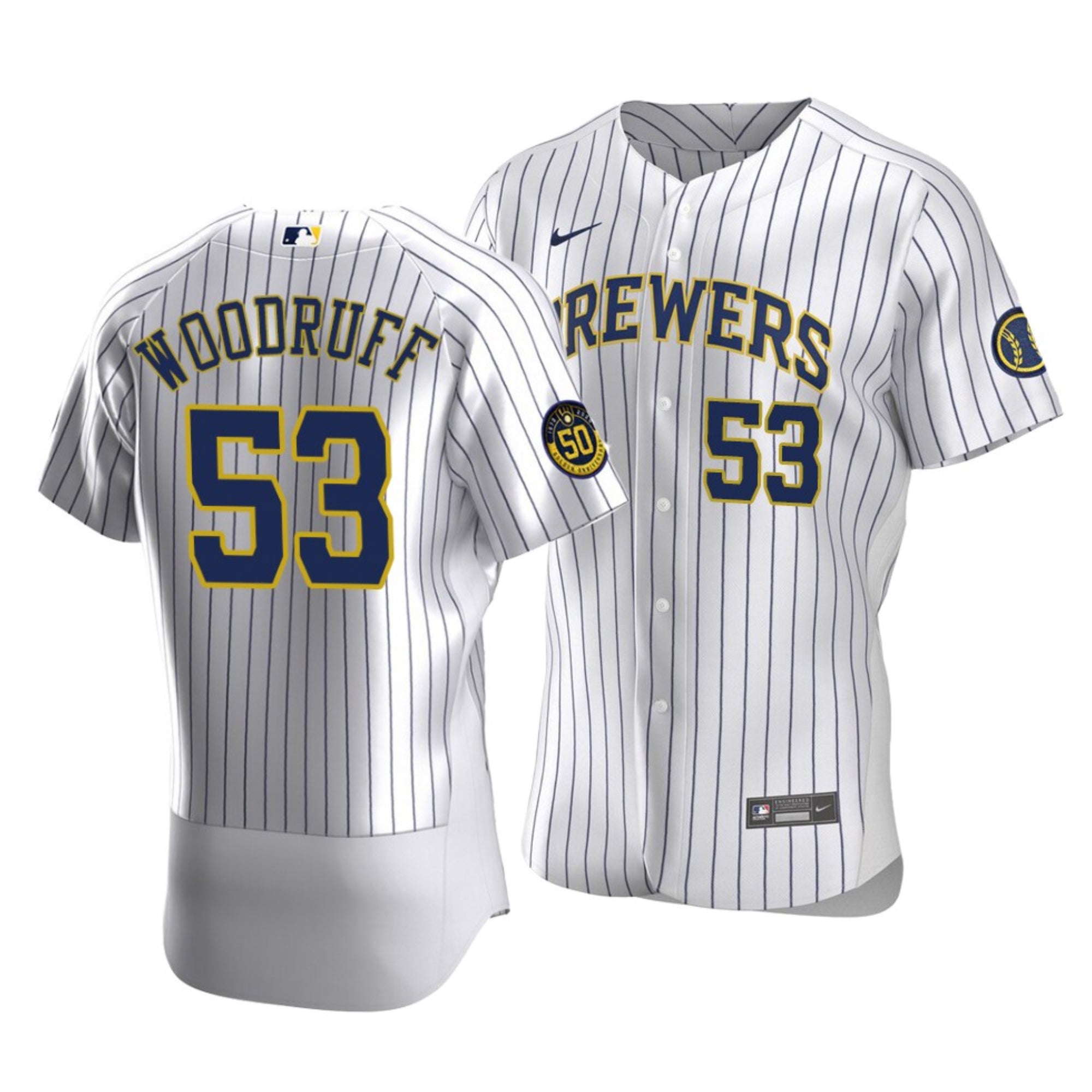 Brandon Woodruff Milwaukee Brewers 53 Jersey