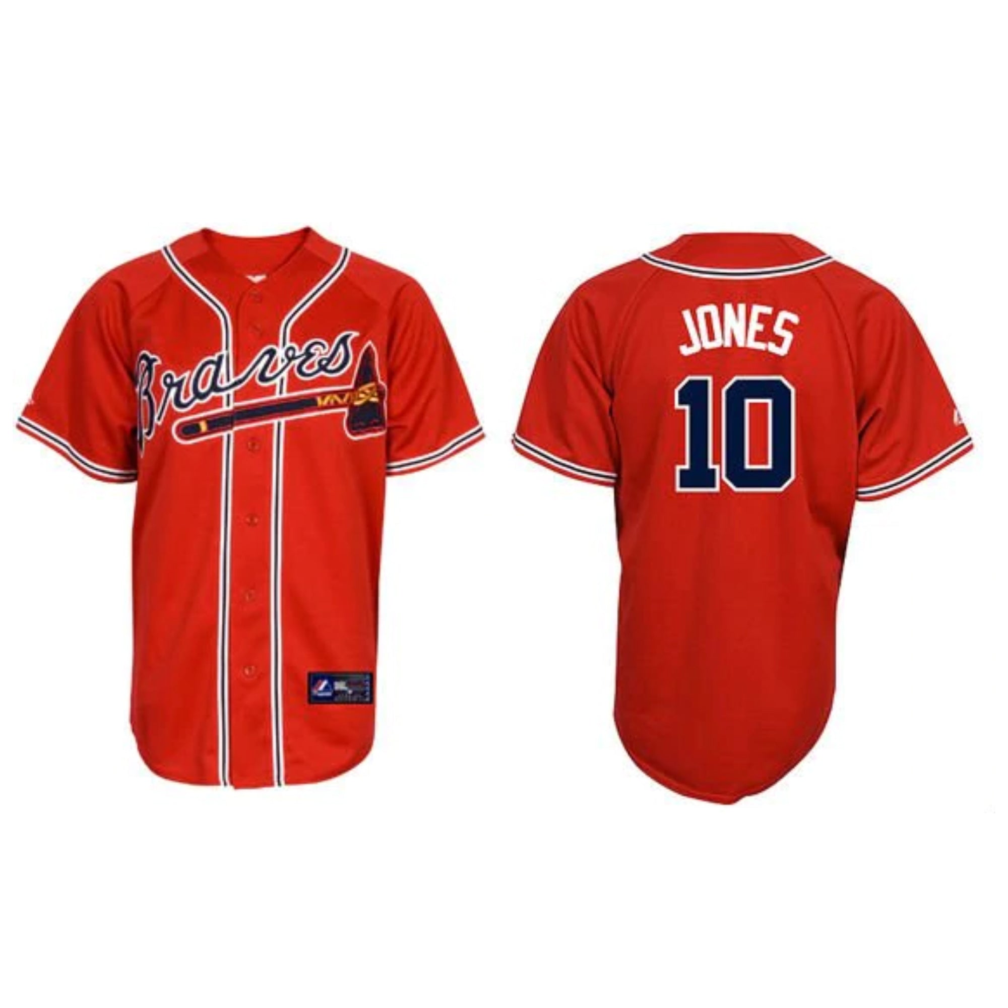 Chipper Jones Atlanta Braves 10 Retro Jersey