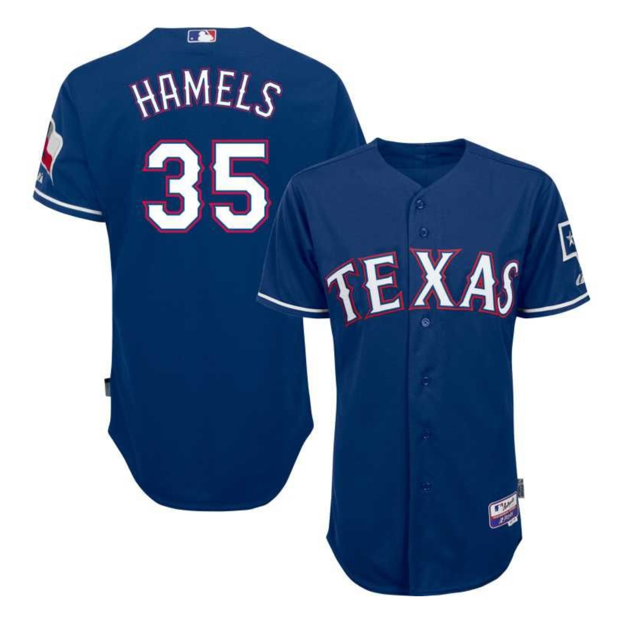 Cole Hamels Texas Rangers 35 Jersey