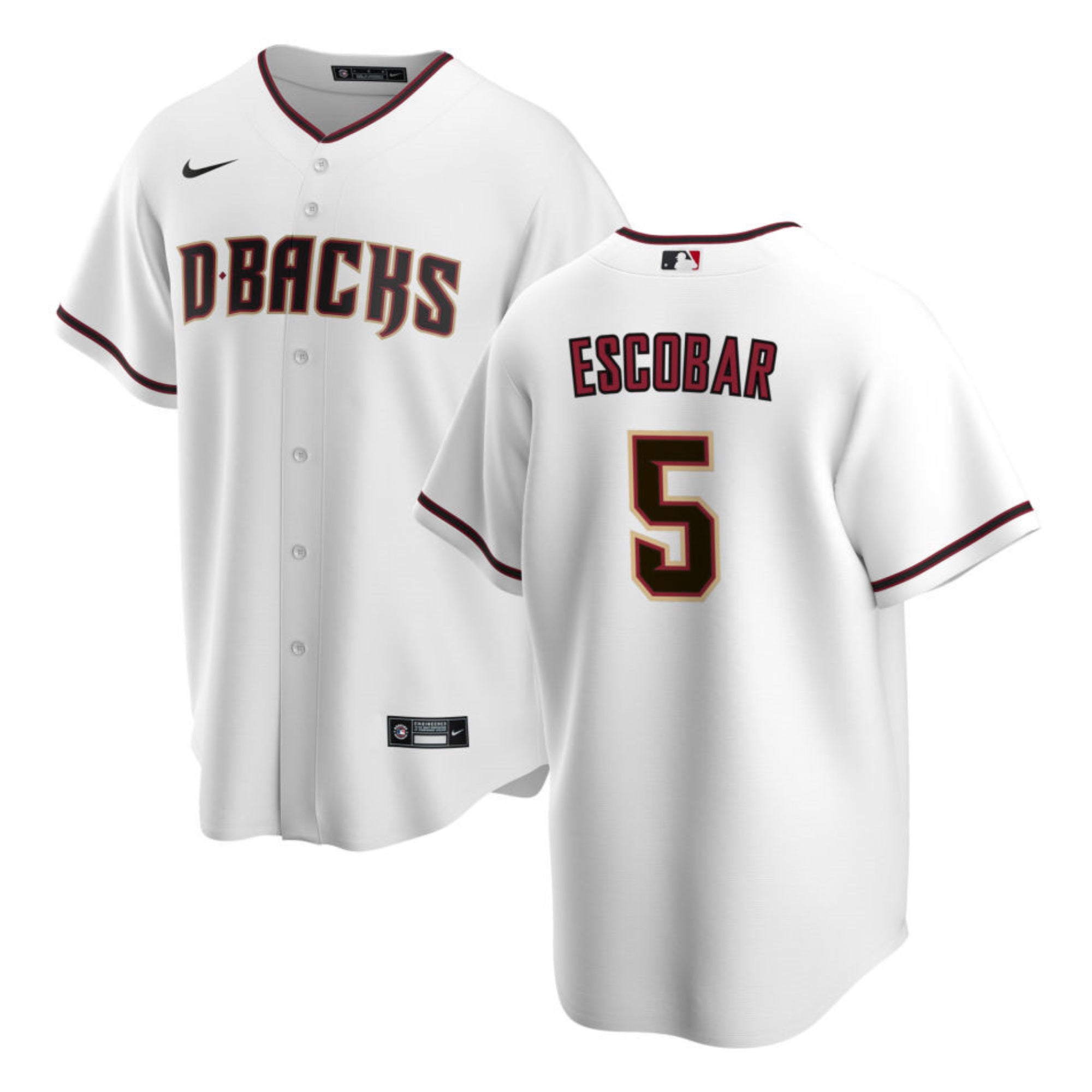 Eduardo Escobar Arizona Diamondbacks 5 Jersey