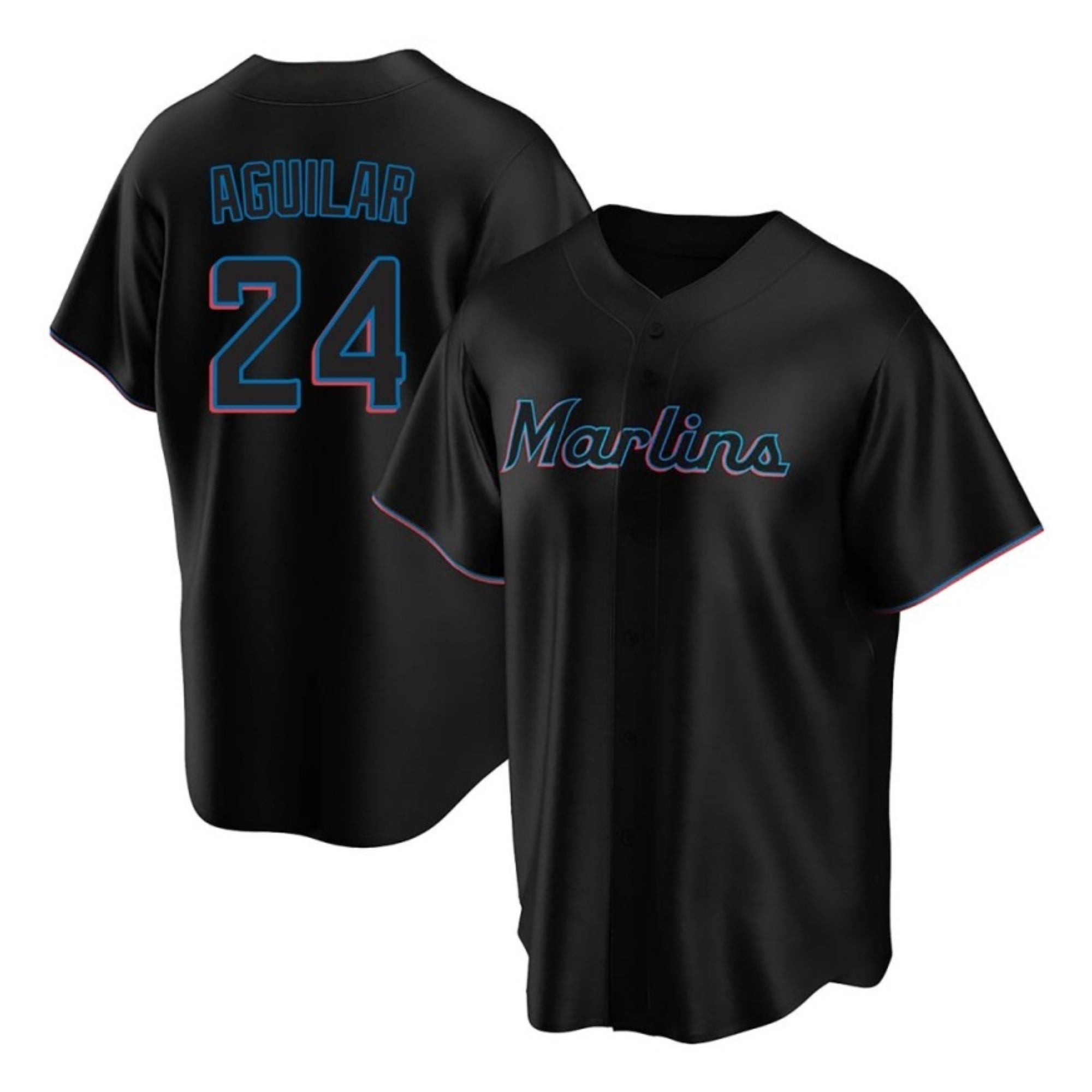 Jesus Aguilar Miami Marlins 24 Jersey