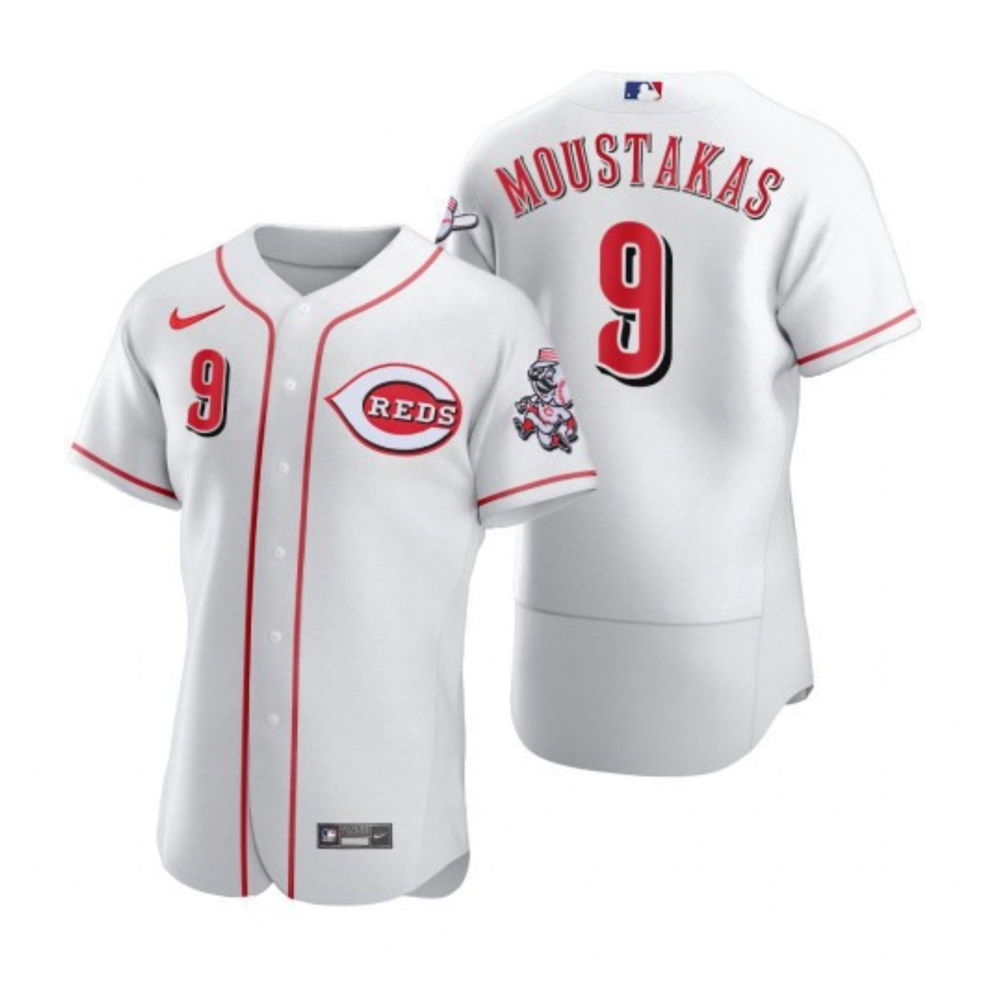 Mike Moustakas Cincinnati Reds 9 Jersey