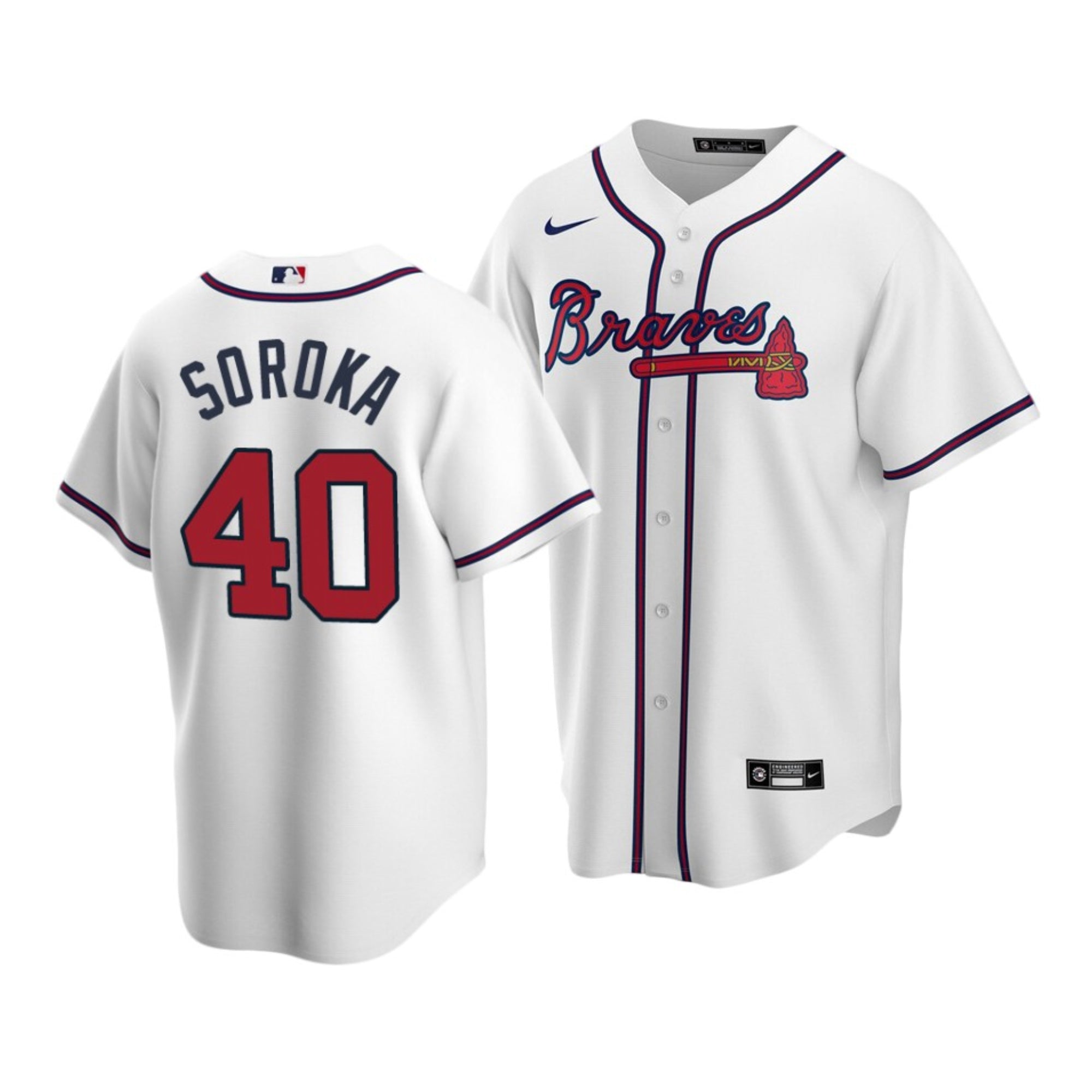 Mike Soroka Atlanta Braves 40 Jersey