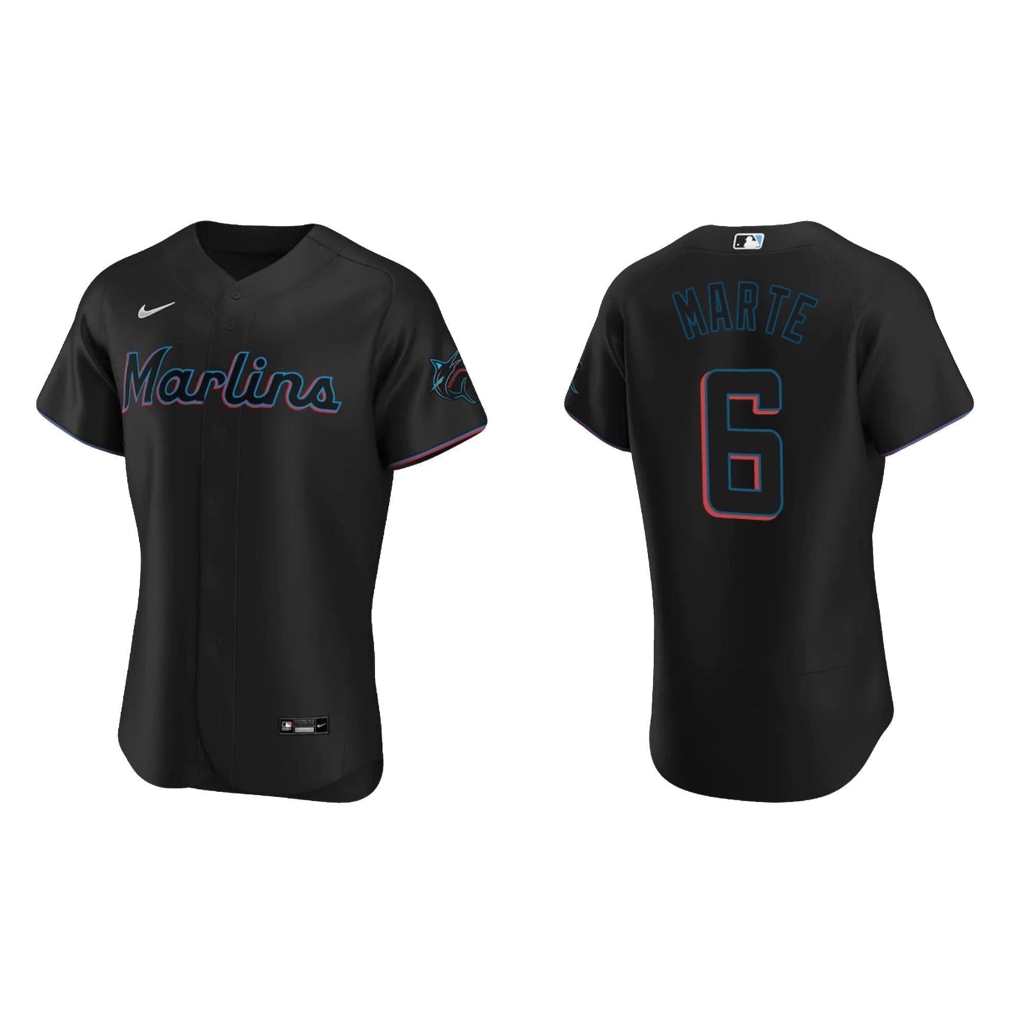 Starling Marte Miami Marlins 6 Jersey