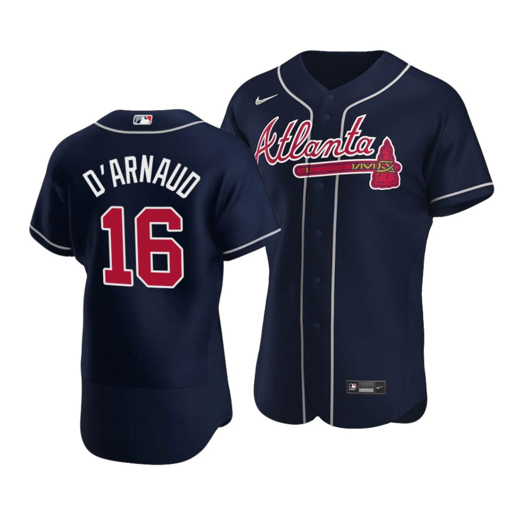 Travis D'Arnaud Atlanta Braves 16 Jersey