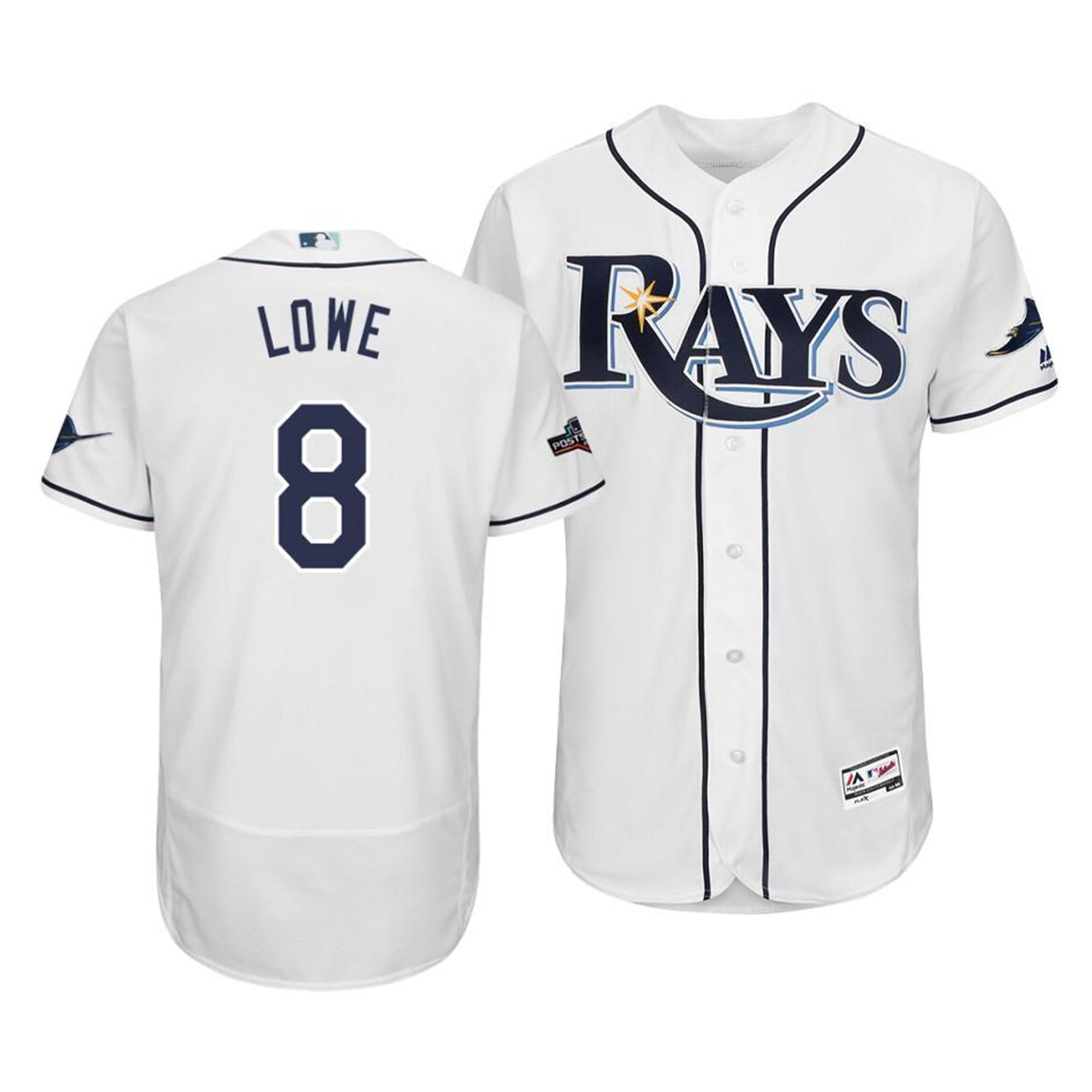 Brandon Lowe Tampa Bay Rays 8 Jersey