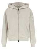 Brunello Cucinelli Women 'Shiny Zipper Pull' Hoodie