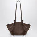 Yuzefi Mochi Bag In Nutmeg Suede Leather Women
