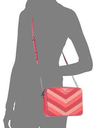 Michael Michael Kors Jet Set Chevron Large East West Crossbody