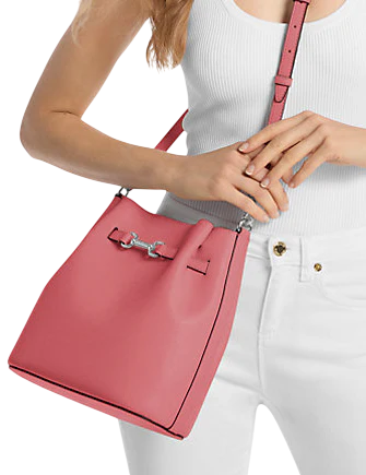 Michael Michael Kors Carson Medium Pebbled Leather Convertible Bucket Crossbody Bag