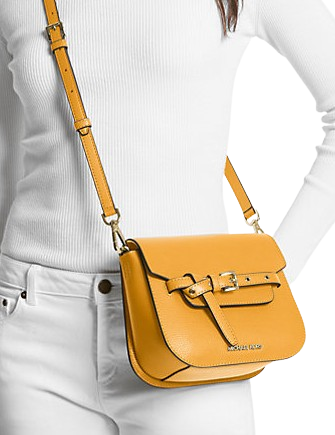 Michael Michael Kors Emilia Small Leather Crossbody Bag