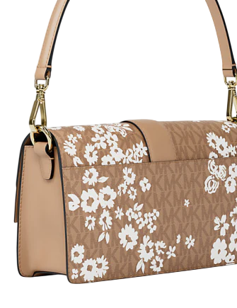 Michael Michael Kors Greenwich Medium Printed Signature Logo Convertible Shoulder Bag