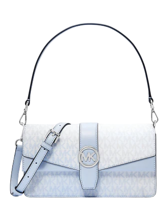 Michael Michael Kors Greenwich Medium Signature Logo Shoulder Bag