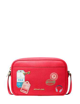 Michael Michael Kors Jet Set Large Embellished Camera Crossbody Bag