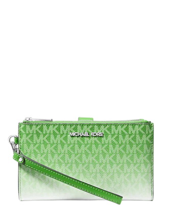 Michael Michael Kors Jet Set Large Ombre Signature Logo Wristlet