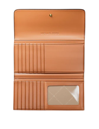 Michael Michael Kors Jet Set Large Signature Logo Tri-Fold Wallet