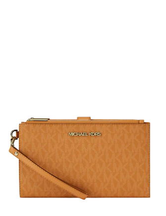 Michael Michael Kors Jet Set Large Signature Logo Wristlet