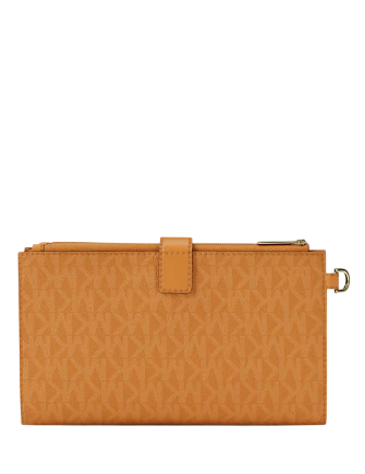 Michael Michael Kors Jet Set Large Signature Logo Wristlet