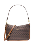 Michael Michael Kors Jet Set Medium Signature Logo Print Convertible Pochette