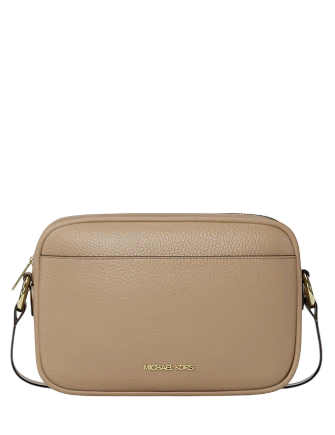 Michael Michael Kors Jet Set Pebbled Leather Camera Crossbody Bag