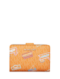 Michael Michael Kors Jet Set Printed Signature Logo Bi Fold Wallet