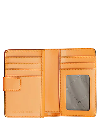 Michael Michael Kors Jet Set Printed Signature Logo Bi Fold Wallet