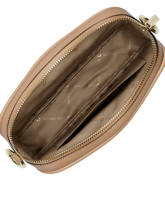 Michael Michael Kors Jet Set Small Signature Logo Camera Crossbody Bag
