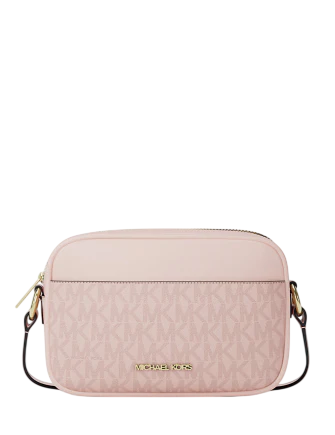 Michael Michael Kors Jet Set Small Signature Logo Camera Crossbody Bag