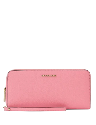 Michael Michael Kors Jet Set Travel Large Pebbled Leather Wristlet