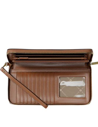 Michael Michael Kors Jet Set Travel Large Pebbled Leather Wristlet